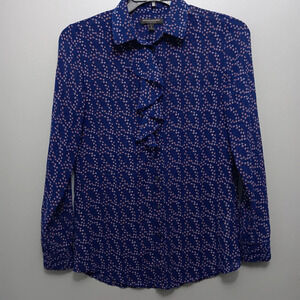 Banana Republic women's Dillon shirt blue size S tall long sleeve button…